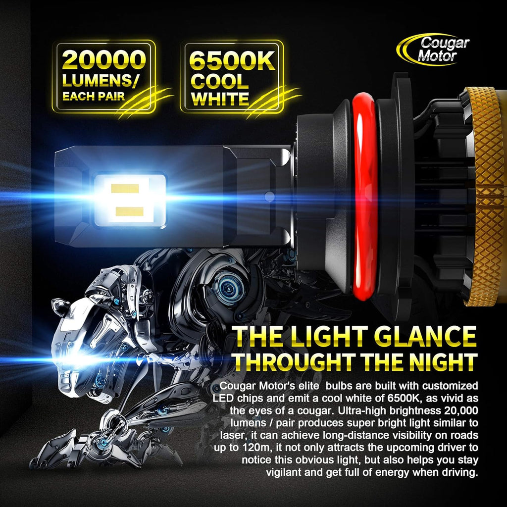 9007 LED Bulb HB5 6500K Cool White Conversion Kit P603159