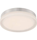 11in LED Round Flush Mount 2700K Titanium R148357