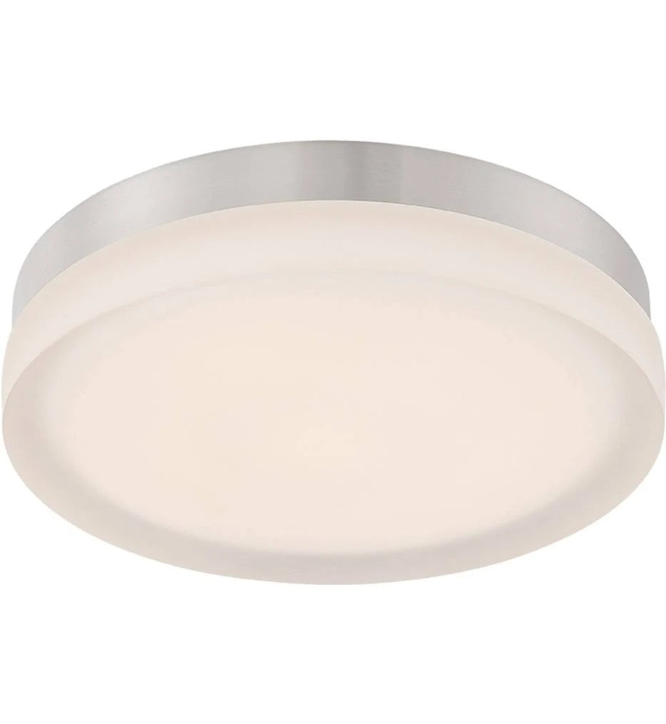 11in LED Round Flush Mount 2700K Titanium R148357