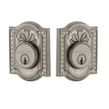 Solid Brass Double Cylinder Deadbolt Satin Nickel H8559