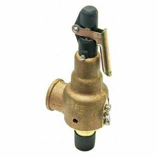 Safety Relief Valve, 3/4In. X 1in., 75 PSI W9480