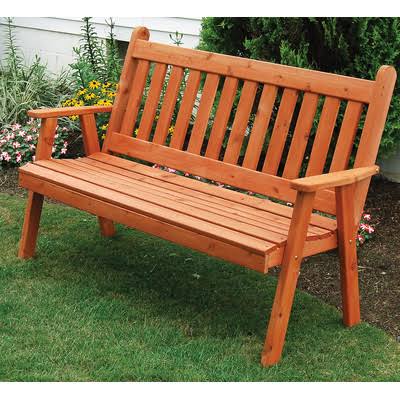 English Wood Garden Bench W32716