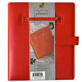 6-Ring System Binder Red 7.9 inch x 9.6 inch L42159