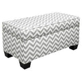 Zig Zag Storage Ottoman D964892