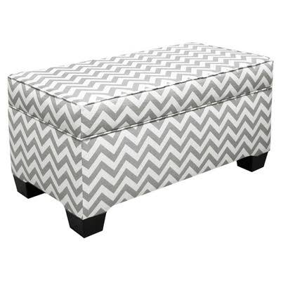 Zig Zag Storage Ottoman D964892