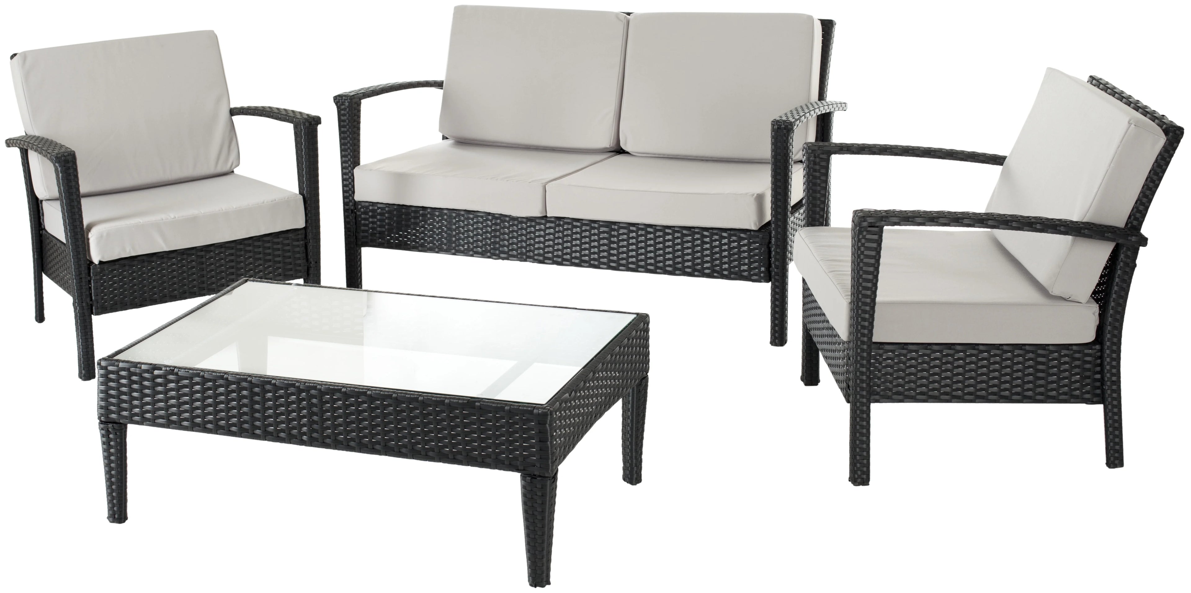 4 Piece Outdoor Set with Cushion O395