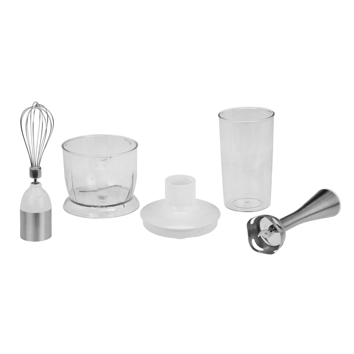 White Combi Mixer with Mixing Cup, Chopper & Whisk P85889