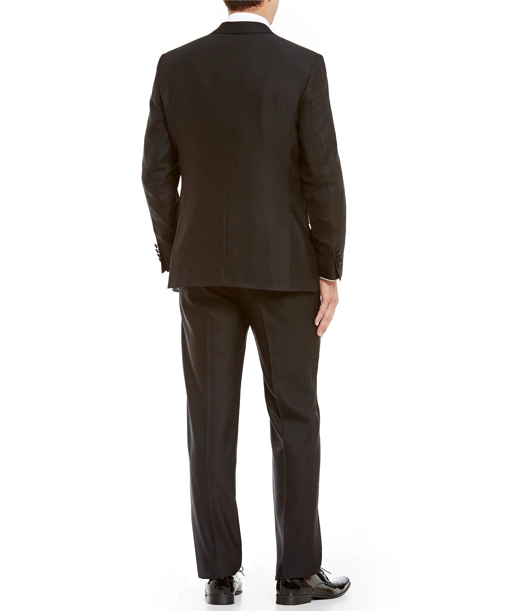 Black Modern-Fit Tuxedo R5430