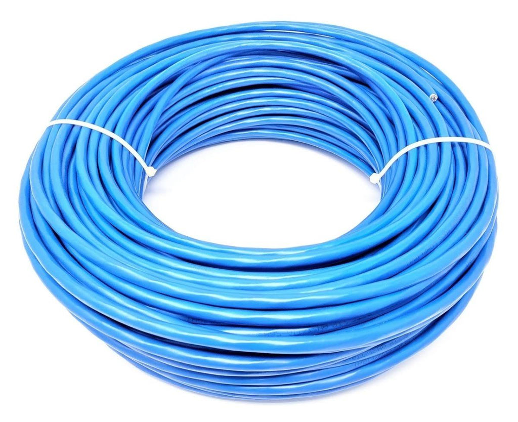 250ft Cat 6 Solid STP Bulk Ethernet Cable Blue F240