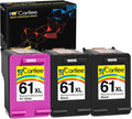 3 Pack 61XL High Yield Ink Cartridges Black & Color E332221