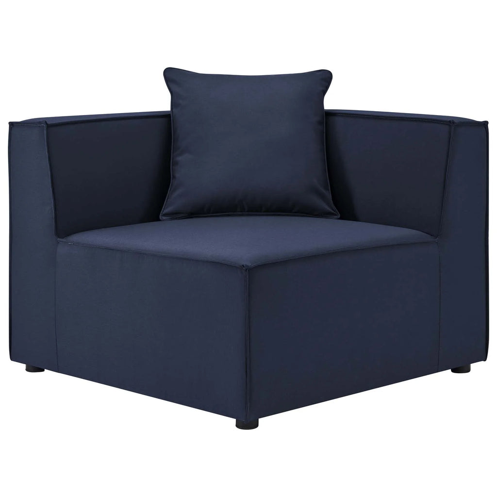 5-Piece Upholstered Sectional Sofa in Navy C550
