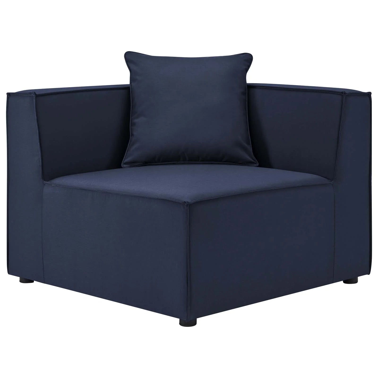 5-Piece Upholstered Sectional Sofa in Navy C550