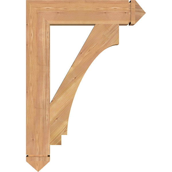 Western Red Cedar Smooth Bracket I134528