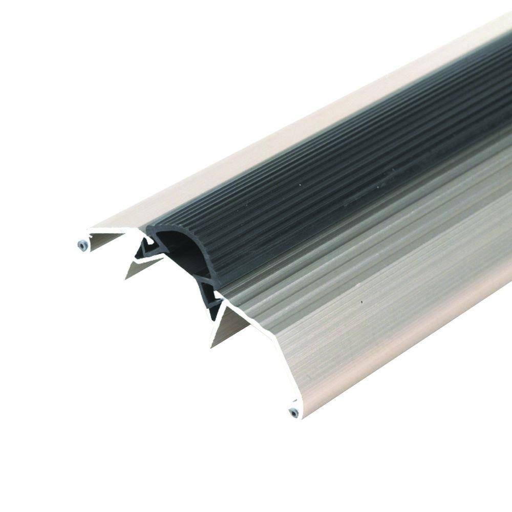 Satin Nickel Aluminum Threshold with Vinyl Seal A222285