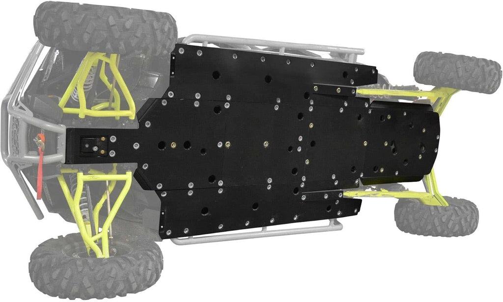 Full Skid Plate for Polaris RZR XP4 1000, 1/2” Thick, Countersunk Bolts Y58194