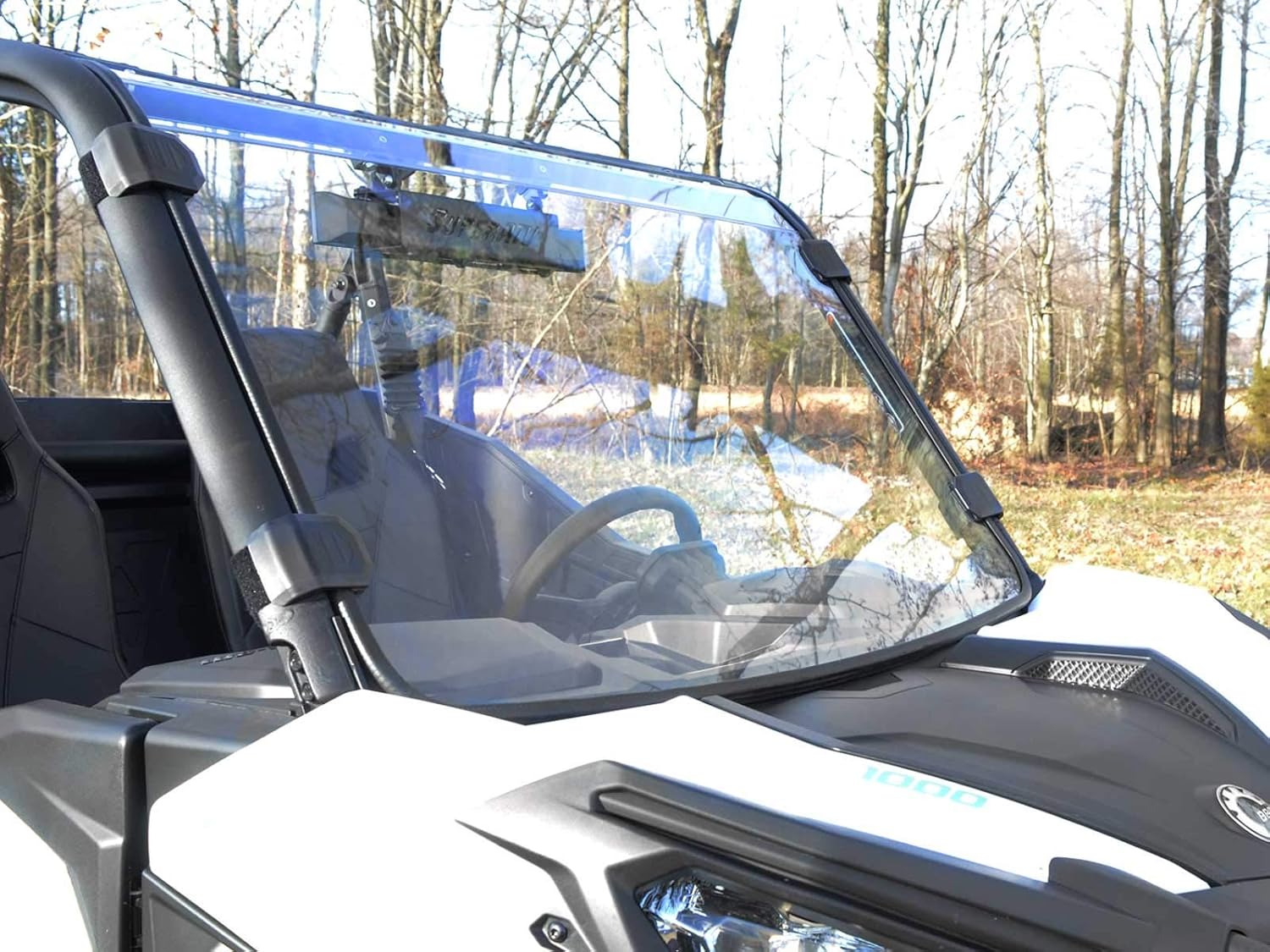 Heavy Duty Scratch Resistant Full Windshield, 1/4 Thick Polycarbonate U127031