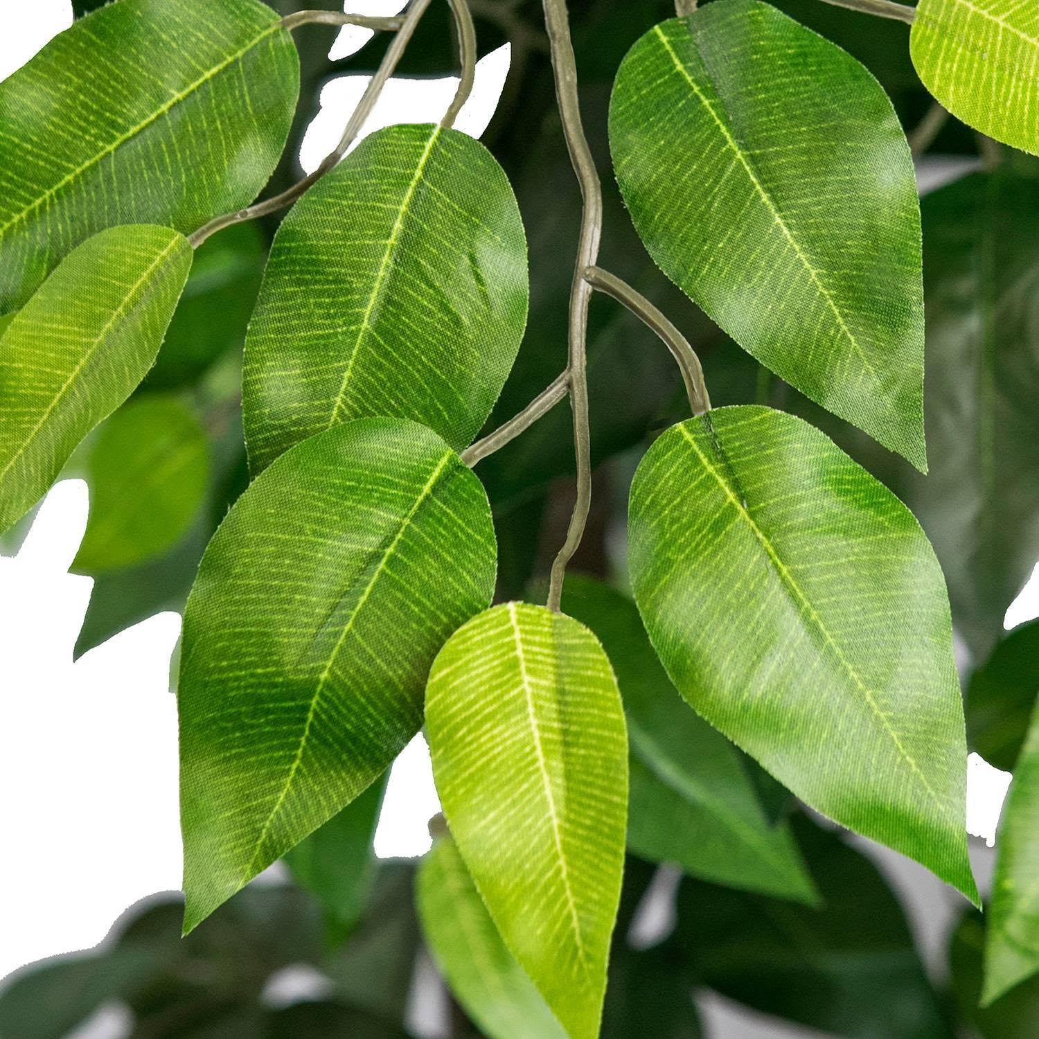Faux Ficus Tree in Handwoven Basket D90454