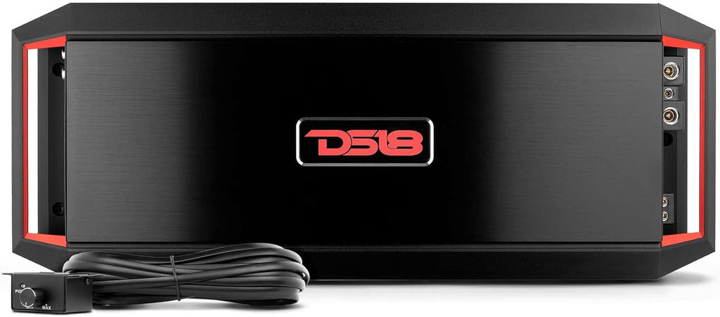 6000 Watts Max 1 Channel Class D Amplifier with Bass Remote Knob D501