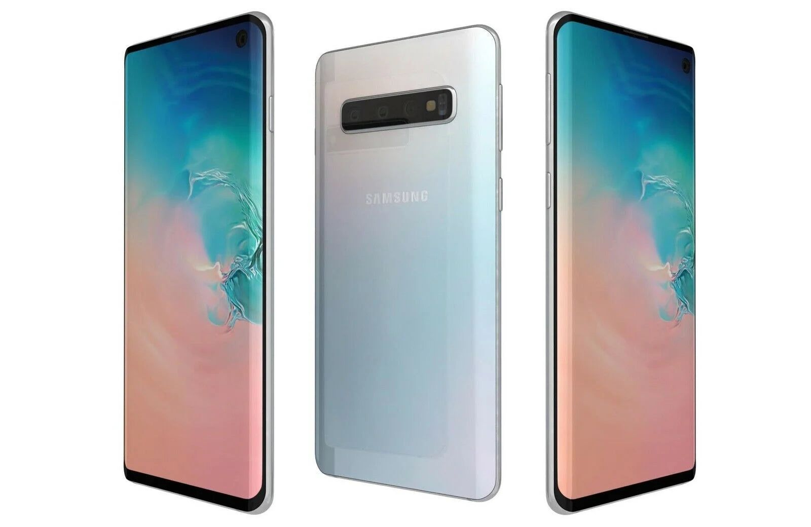 Prism White 128GB Unlocked Galaxy S10 Q138595