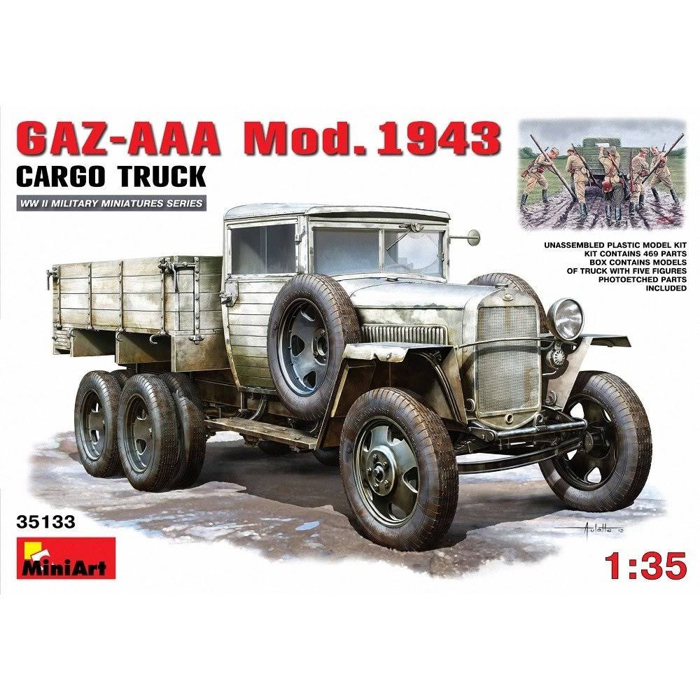 1:35 GAZ-AAA Mod. 1943 Cargo Truck Q3545