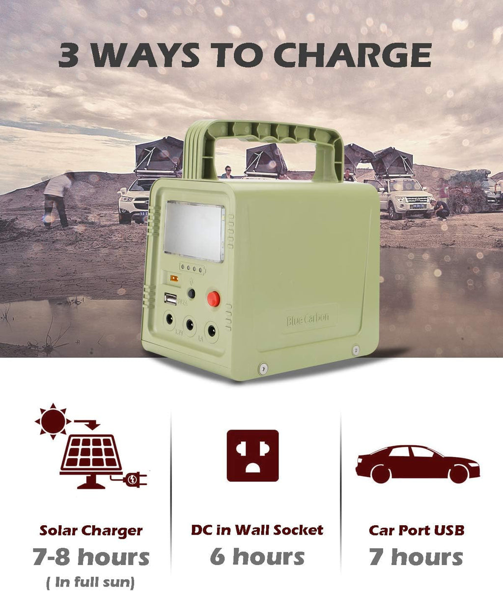 84Wh Portable Solar Generator with Solar Panel F7378