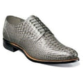 Gray Anaconda Print Leather Shoe C83290