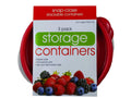Plastic Round Food Container Pack of 3 Case of 24 K5112