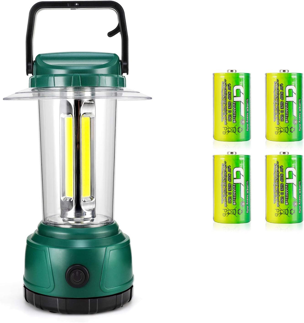 LED Camping Lantern 2000 Lumen COB Camping Light 4D Batteries Included Pack of 2 H7561