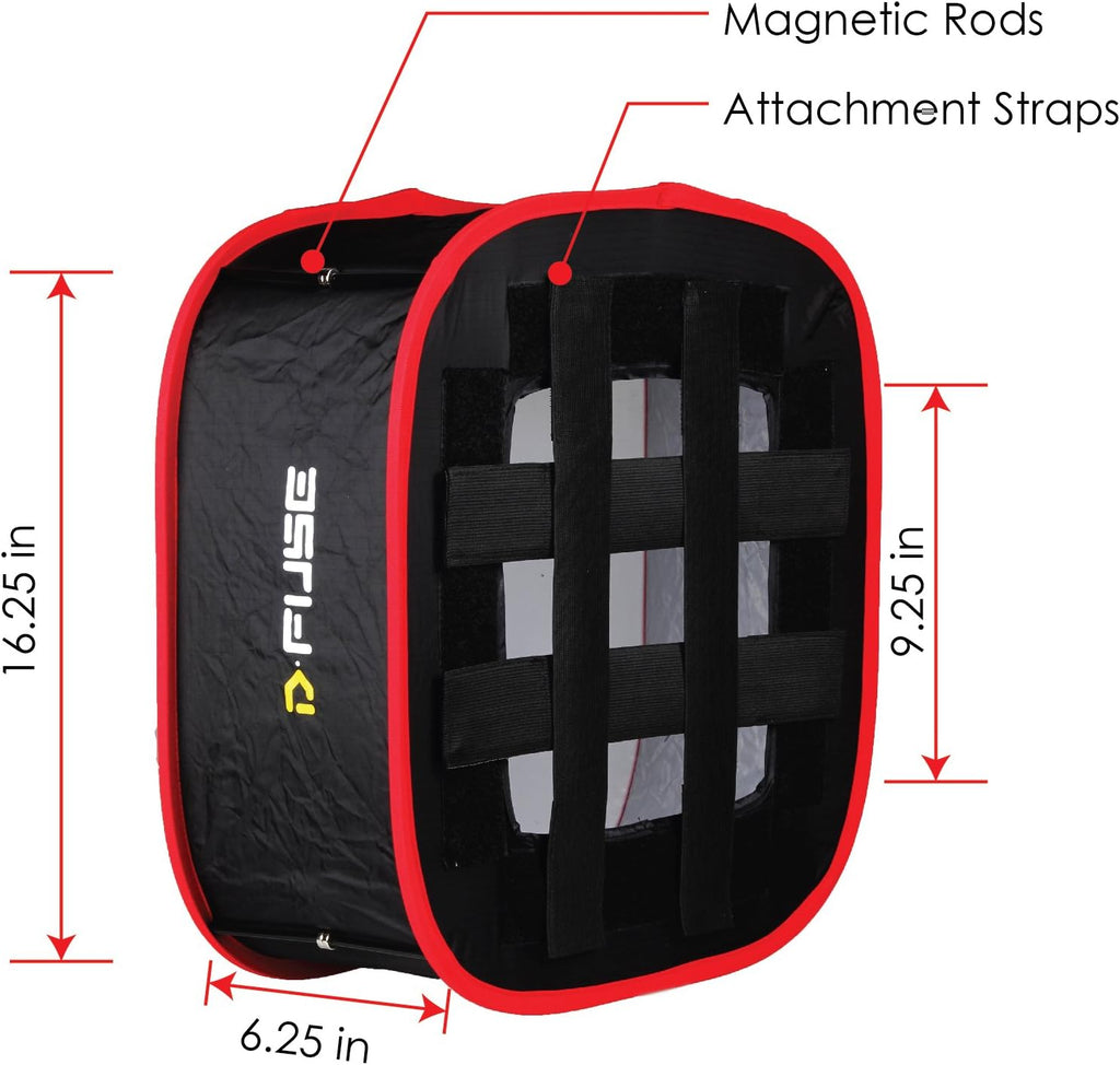 Medium LED Light Panel Softbox & Softbox Grid, 9.25"x9.25", Pack of 2 K5557