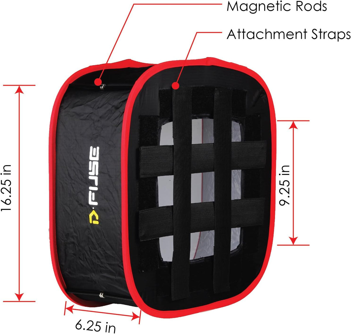 Medium LED Light Panel Softbox & Softbox Grid, 9.25"x9.25", Pack of 2 K5557