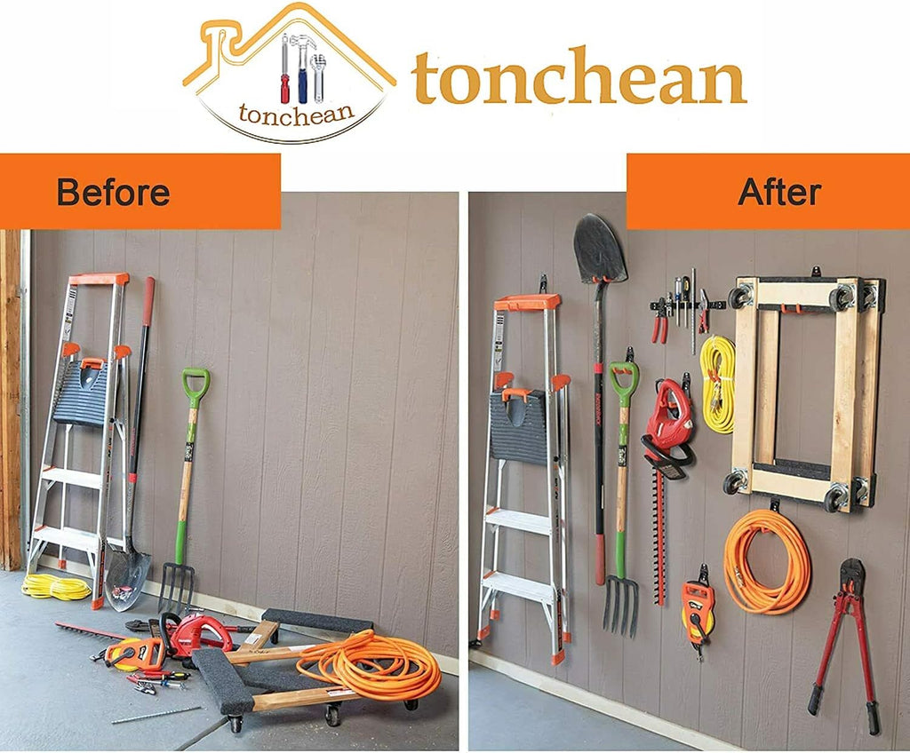 20 Pcs Heavy Duty Wall Mount Utility Hooks with Anti-Slip Coating V519304