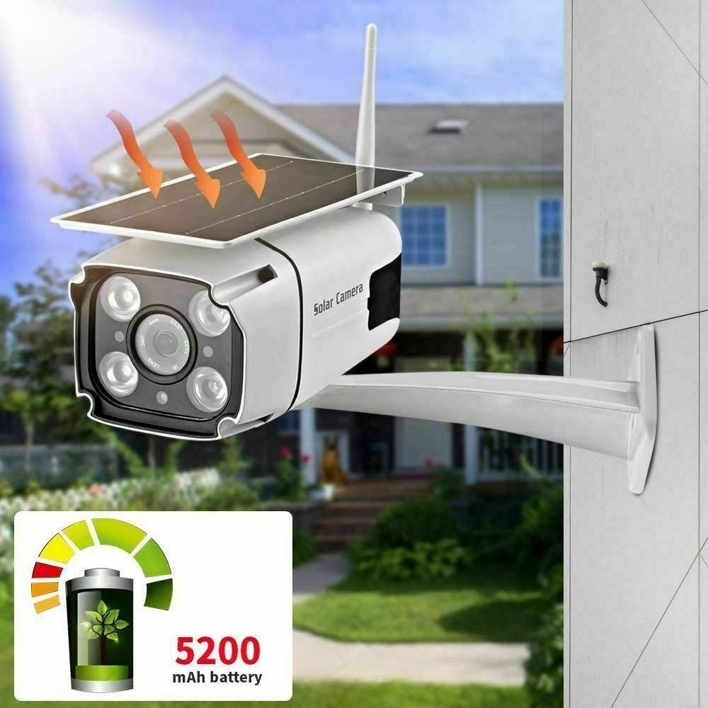 Solar Powered Wireless WiFi Security Camera G8687