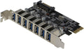 PCIE 7 Port USB 3.0 Adapter Card with SATA Power Connector M805355