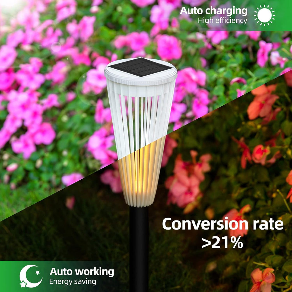 6 Pack Solar Powered Pathway Lights J519