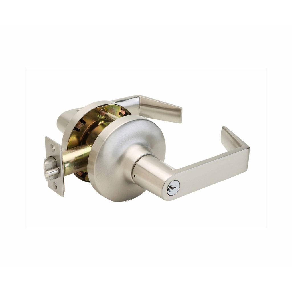 Satin Stainless Cylindrical Entry Door Lever S608