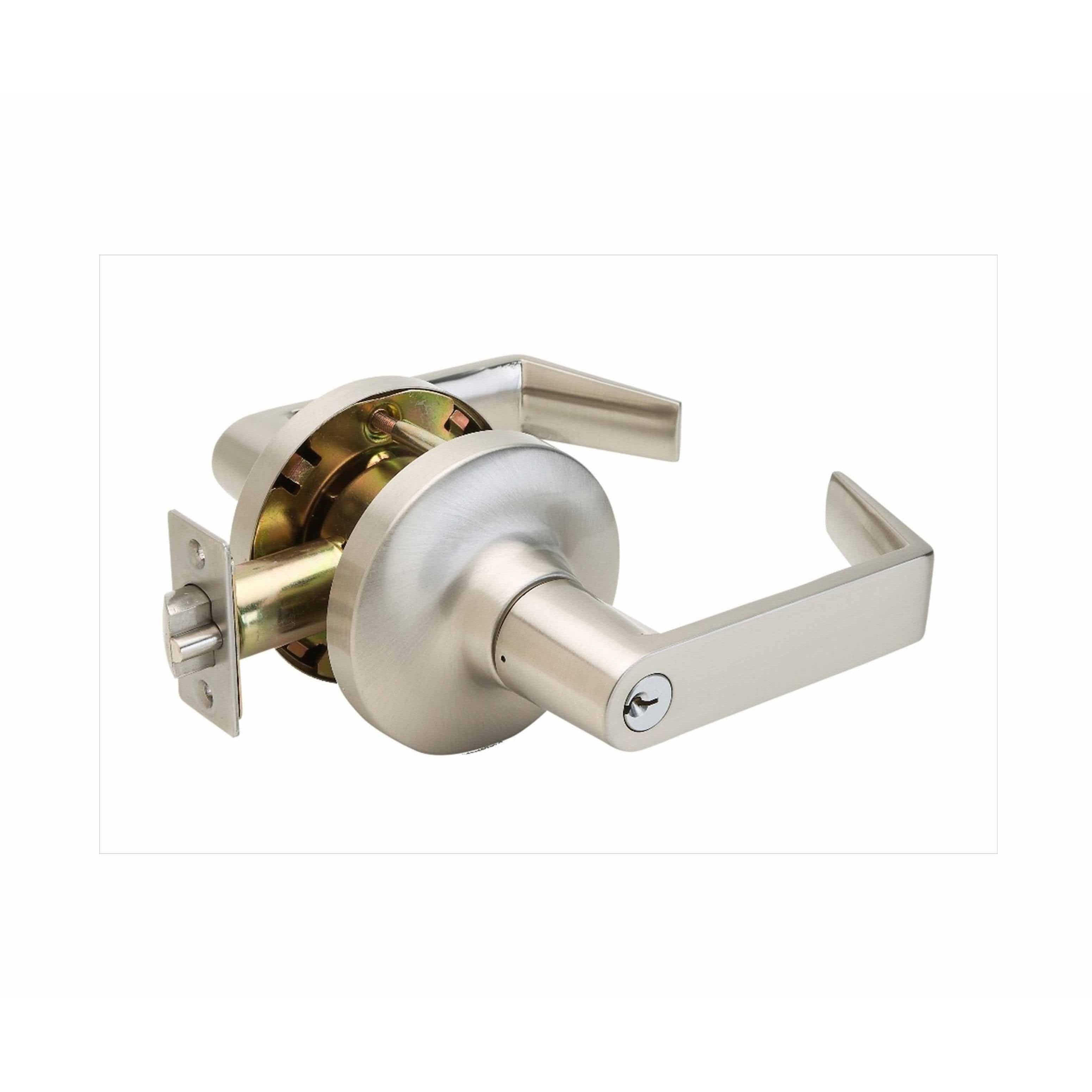 Satin Stainless Cylindrical Entry Door Lever S608