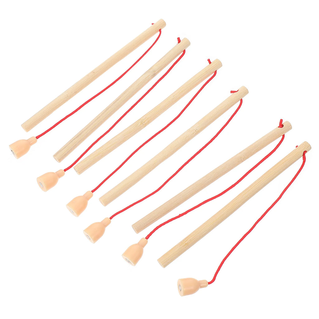 5Pcs Wooden Magnetic Fishing Poles Toys T9091