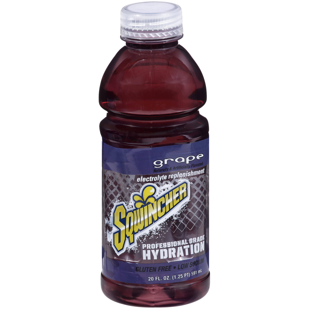 Grape 20 oz Electrolyte Replenishment Bottle 24 per Case E8132