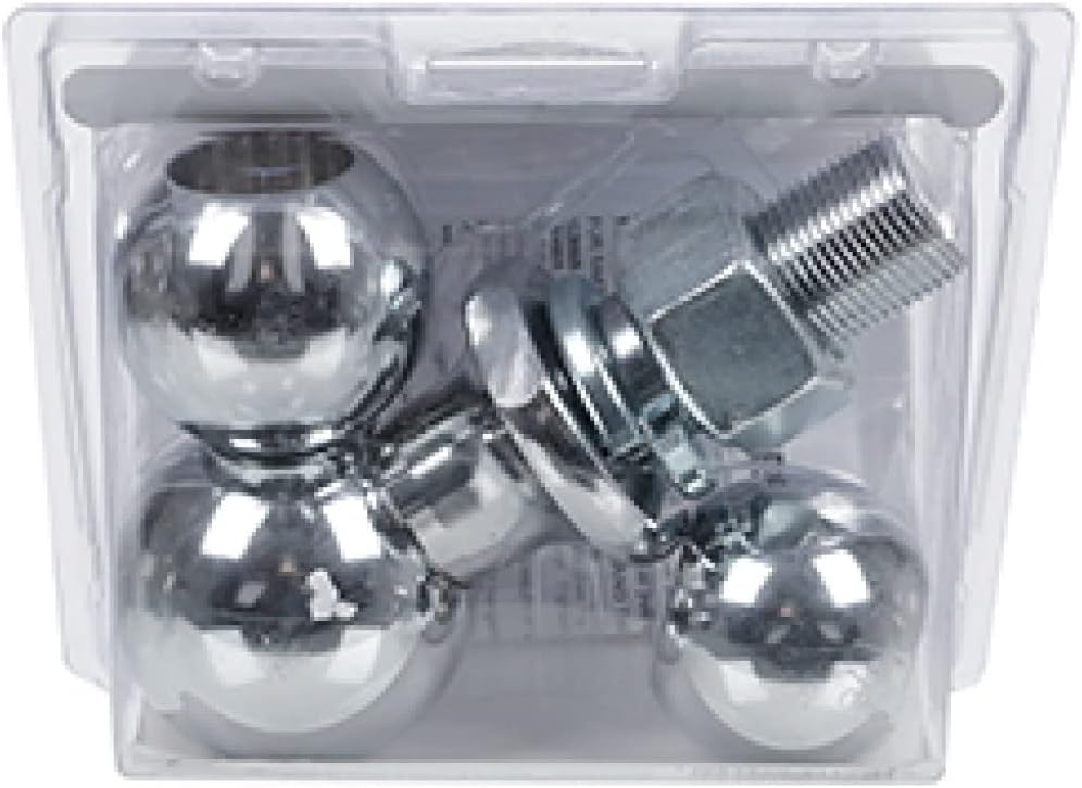 Trailer Hitch Ball, 8,000lbs. Capacity, 1 in. Shank, Chrome J443