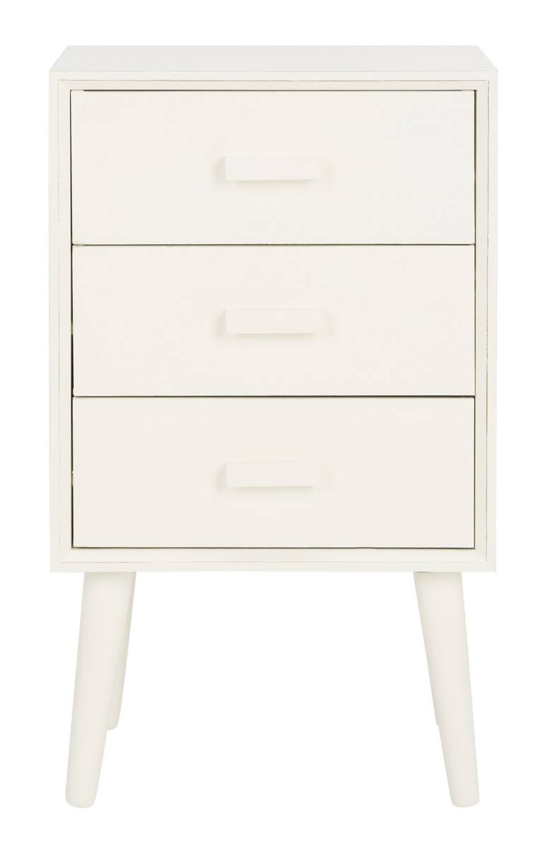 White 3 Drawer Chest T810016