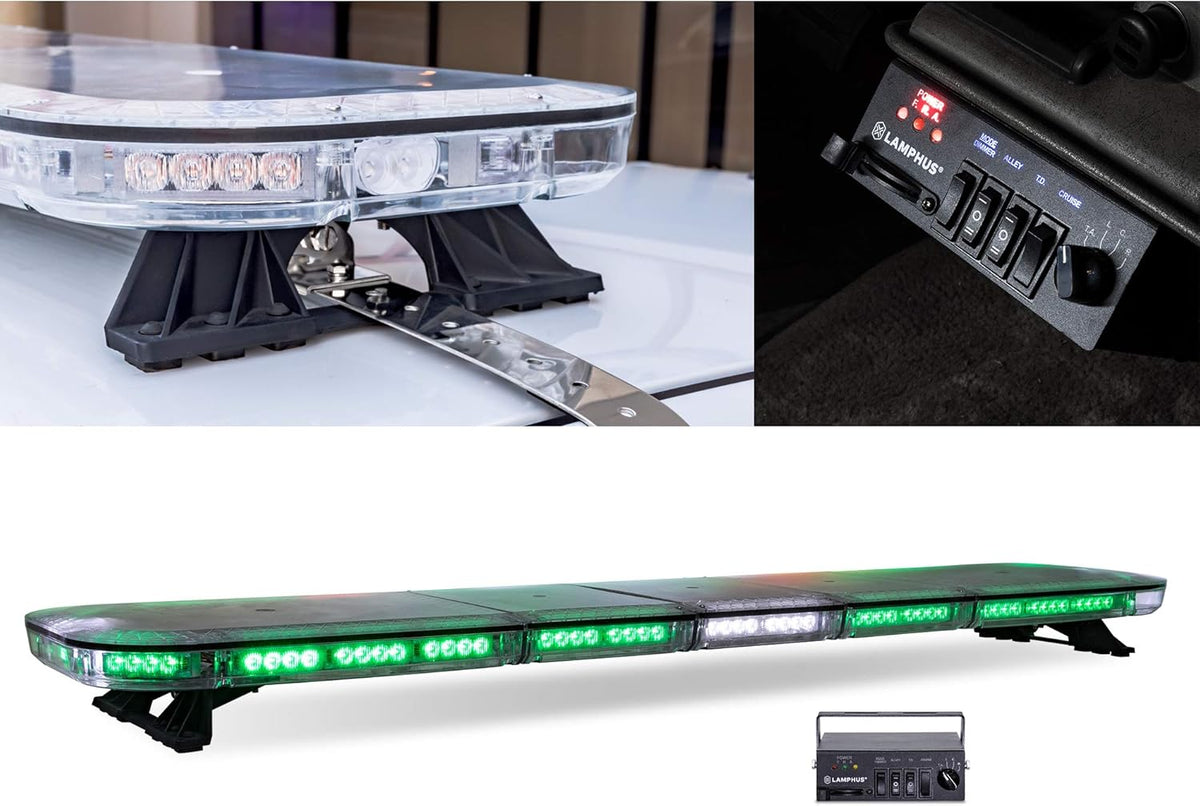 47" 98W RED LED Emergency Light Bar O7072