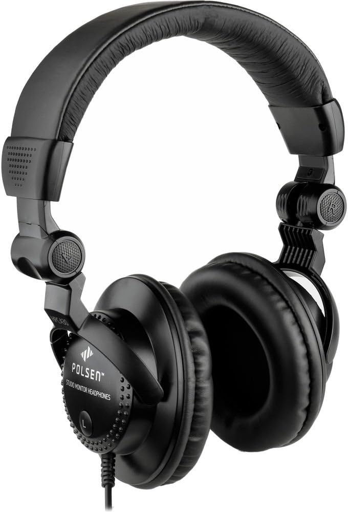 4x4 USB Audio Interface with Condenser Mic, Studio Monitor Headphones & XLR Cable Bundle X704237