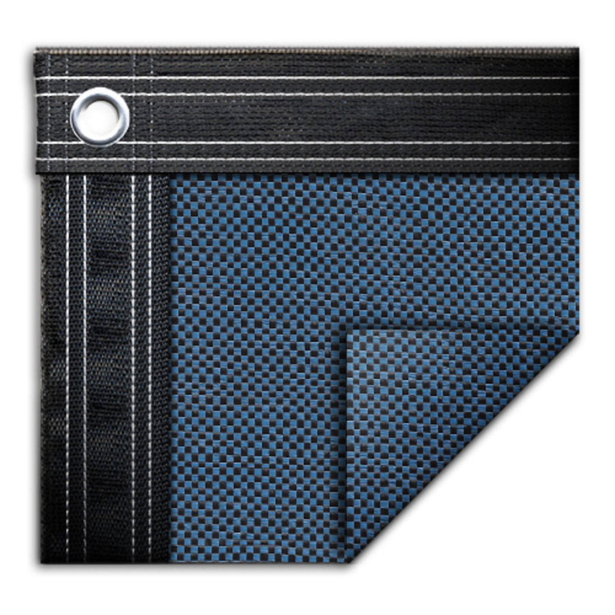 Blue/Black Rectangular Winter Pool Cover W9058