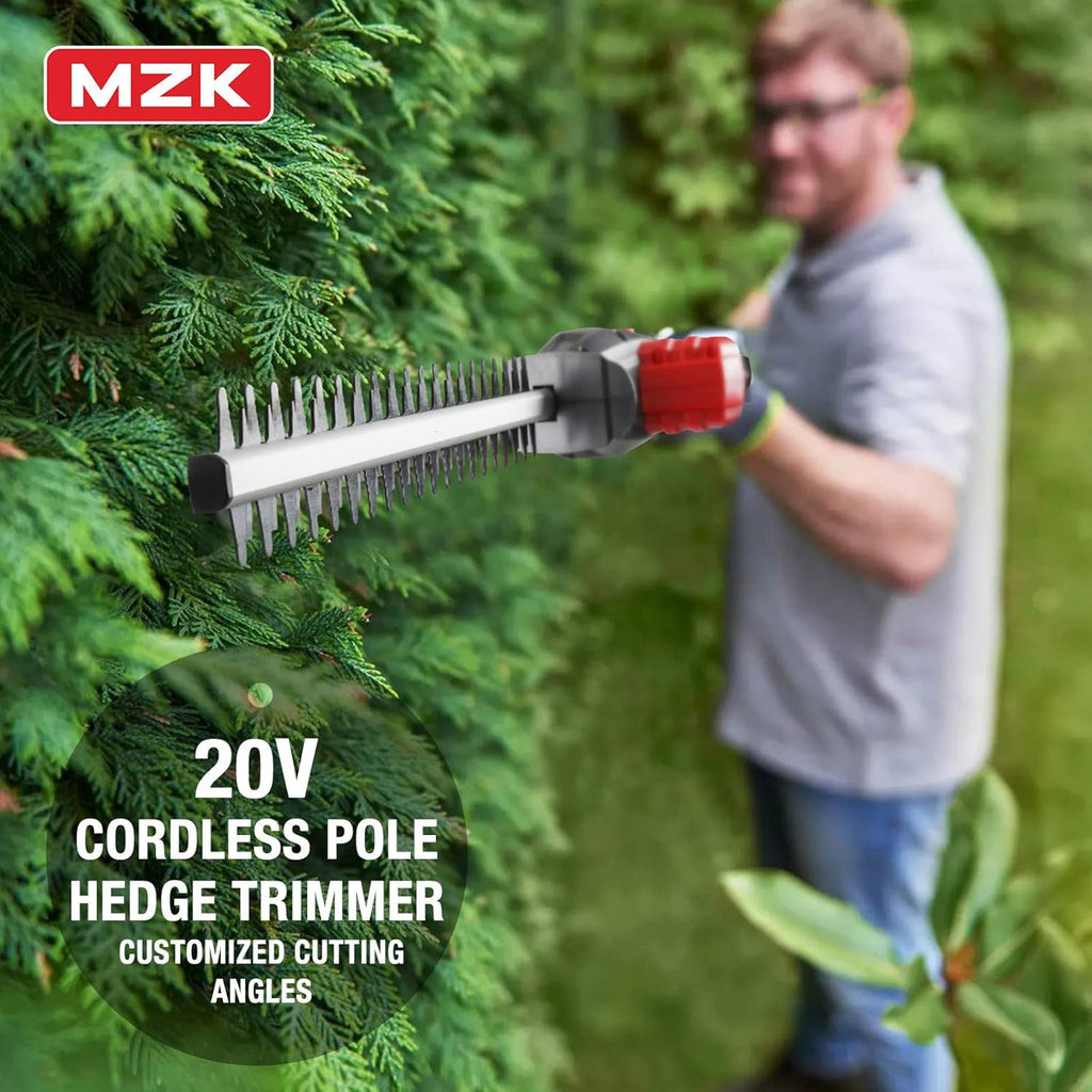 20V 21.3" Cordless Pole Hedge Trimmer with Steel Blade T4119