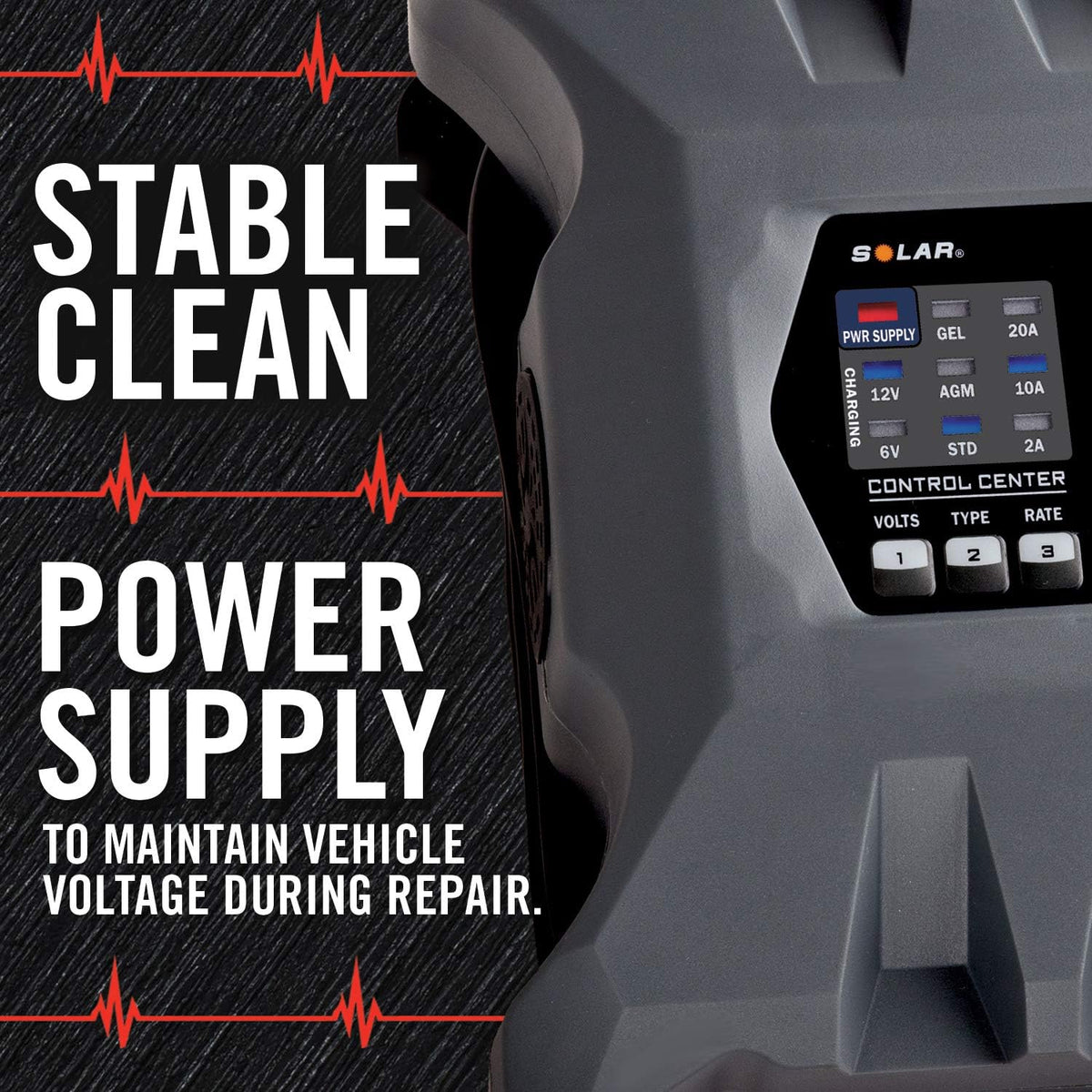 10-Amp Fully-Automatic Smart Charger 6V and 12V Battery Charger Pack of 2 Q380