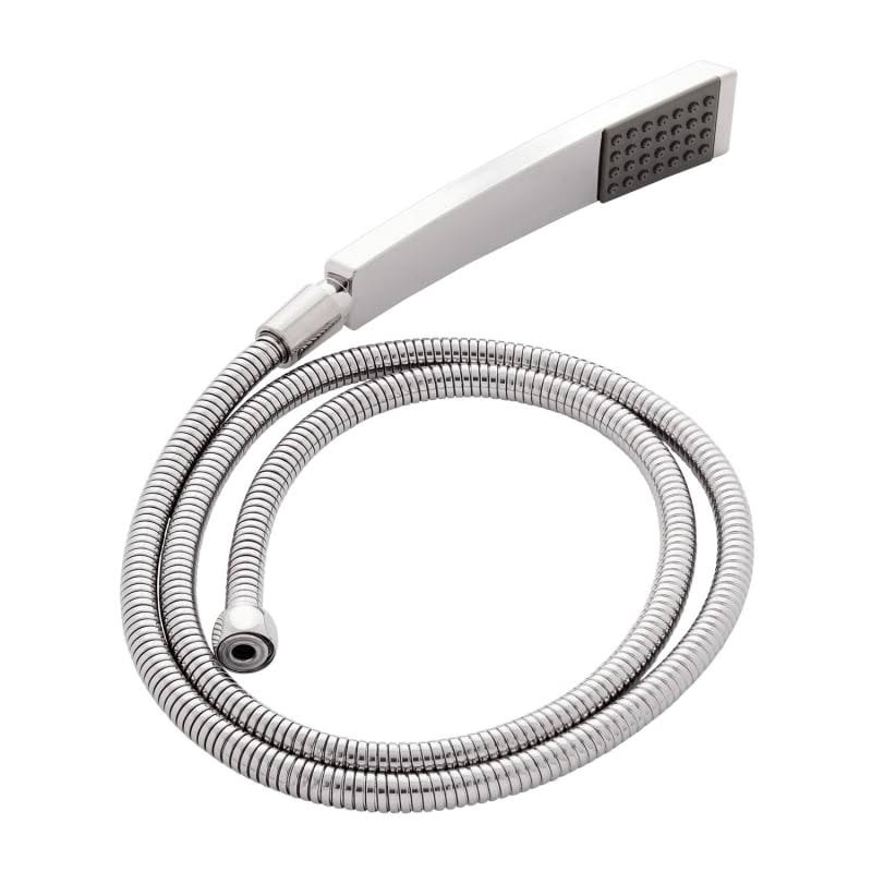 Chrome Square Single Function Hand Shower with Wall Supply T465302