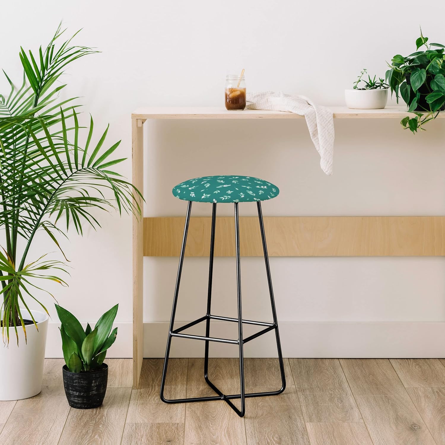 Black Bar Stool Y60561