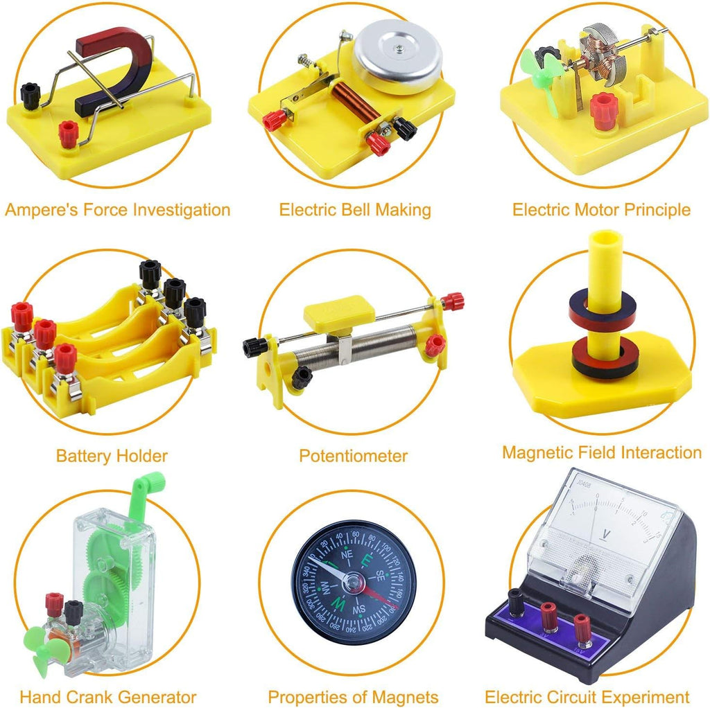 Electricity and Magnetism Experiment Kit for Kids Basic Circuit Learning Set V5975
