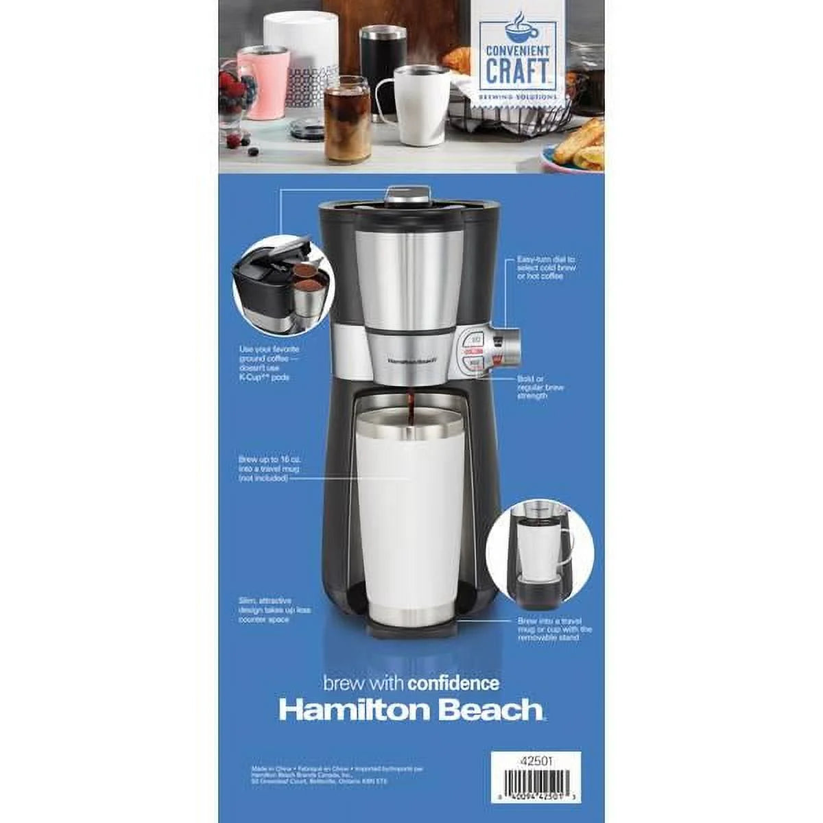 Rapid Cold Brew and Hot Coffee Maker Y6905