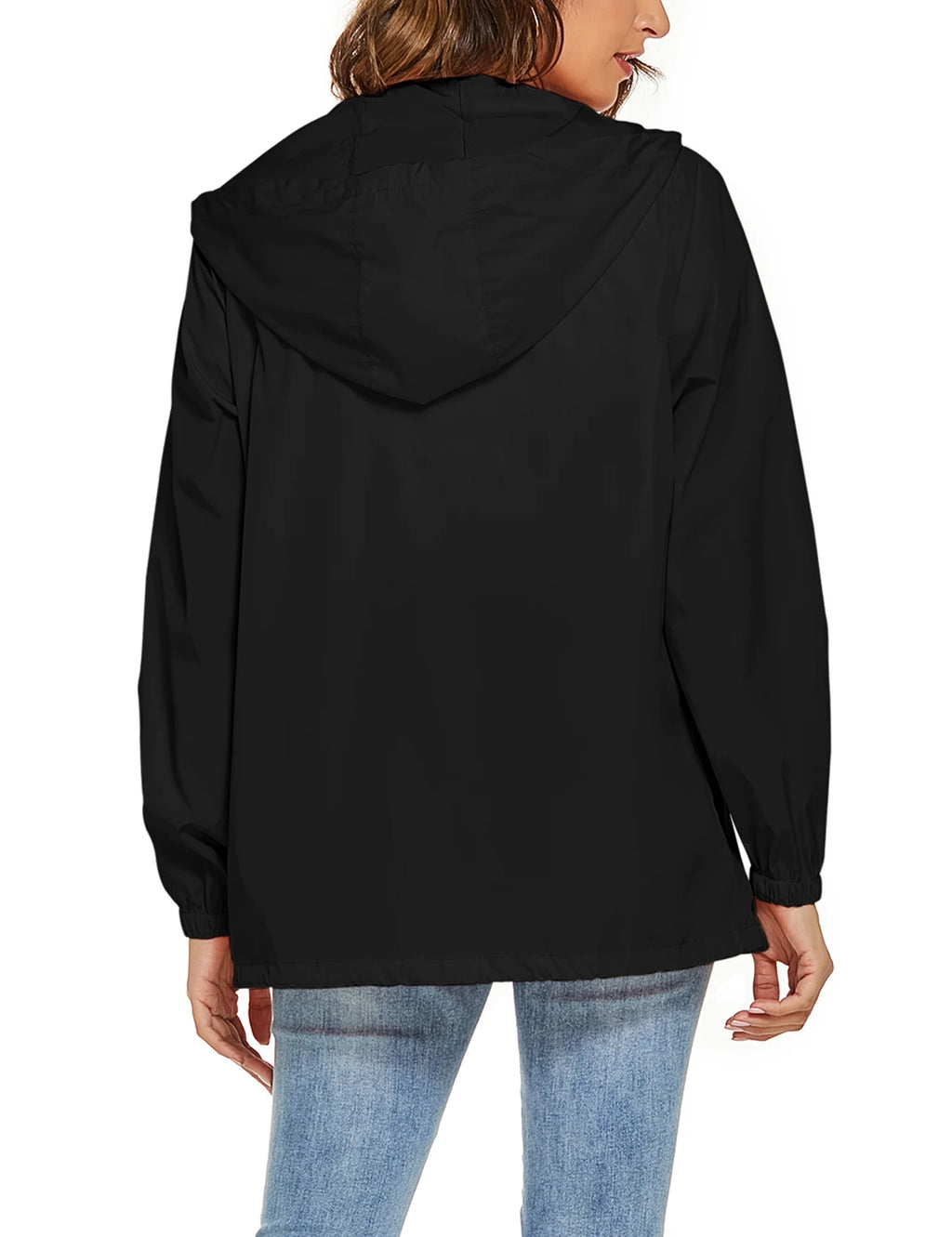 Waterproof Lightweight Hooded Rain Jacket L9139